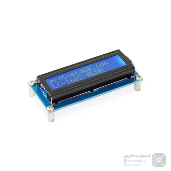 162 LCD churacter Blue and yellow