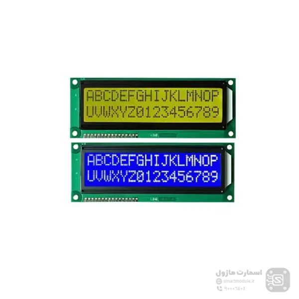 162 LCD churacter Blue and yellow